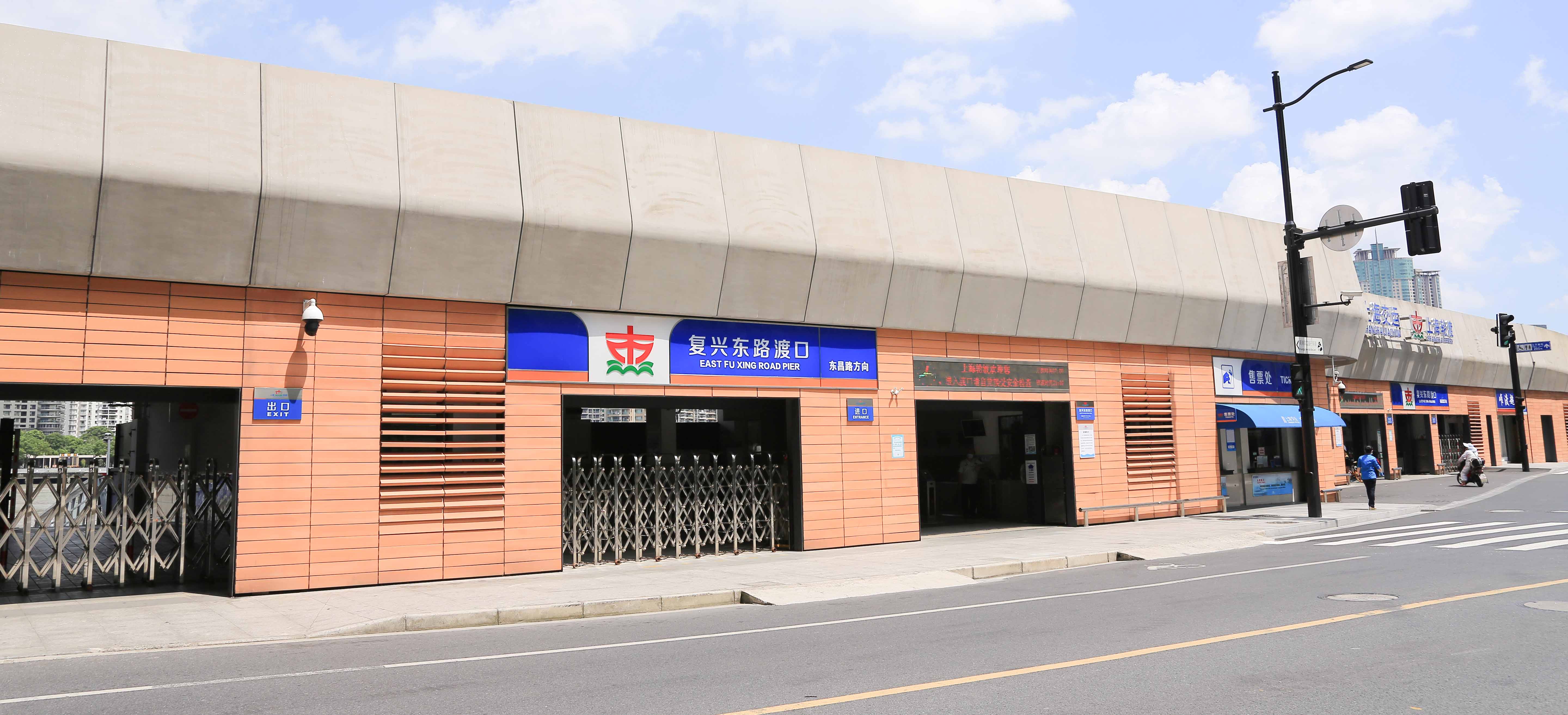 上海復(fù)興路輪渡站(GRC景觀帶)