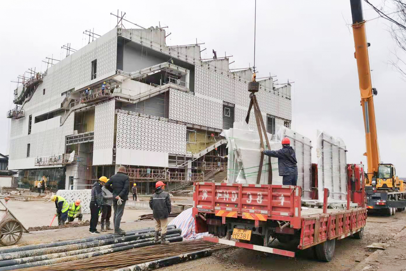 海門市民農莊 砼創(chuàng)團隊施工現(xiàn)場